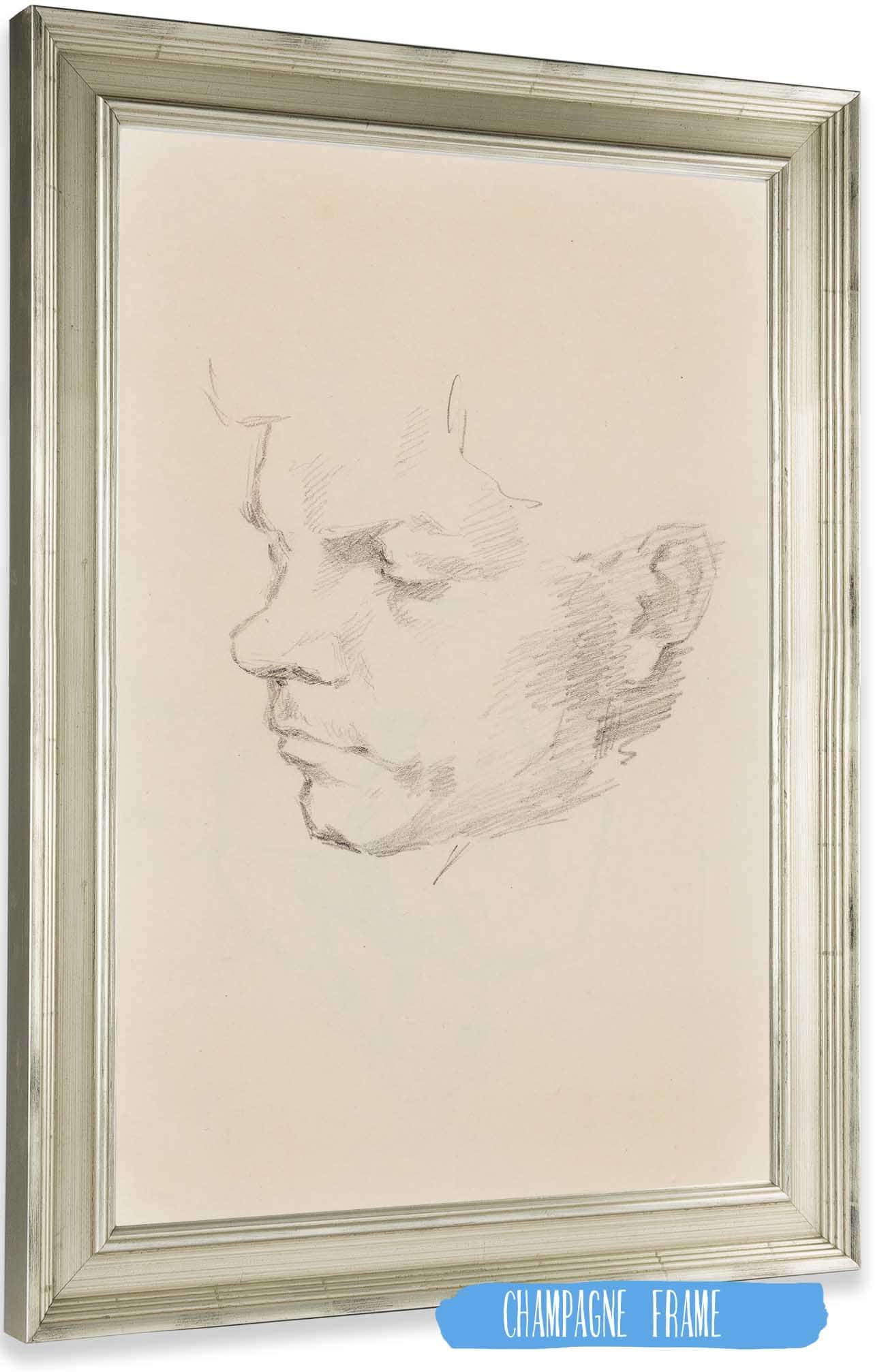 Mauritz Maexmontan Kasvot  by Helene Schjerfbeck Posters, Prints, & Visual Artwork