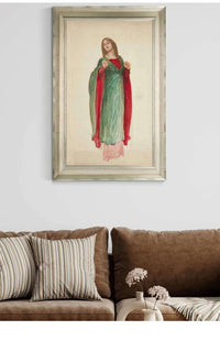 Medieval Lady Sketch For An Unidentified Shakespeare Play by Edwin Austin Abbey Posters, Prints, & Visual Artwork