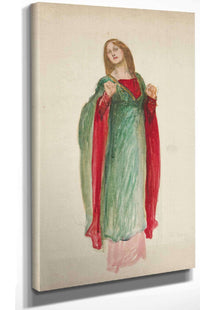 Medieval Lady Sketch For An Unidentified Shakespeare Play by Edwin Austin Abbey Posters, Prints, & Visual Artwork