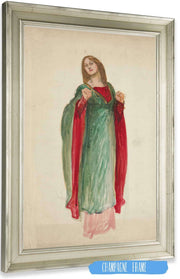 Medieval Lady Sketch For An Unidentified Shakespeare Play by Edwin Austin Abbey Posters, Prints, & Visual Artwork