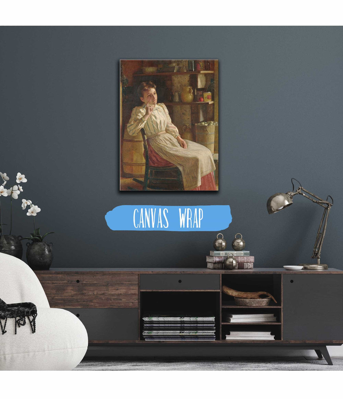 Meditation   by John George Brown Posters, Prints, & Visual Artwork