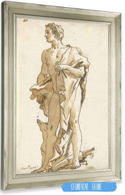 Meleager Turning To The Left Mid Th Early Th Century by Giovanni Domenico Tiepolo Posters, Prints, & Visual Artwork