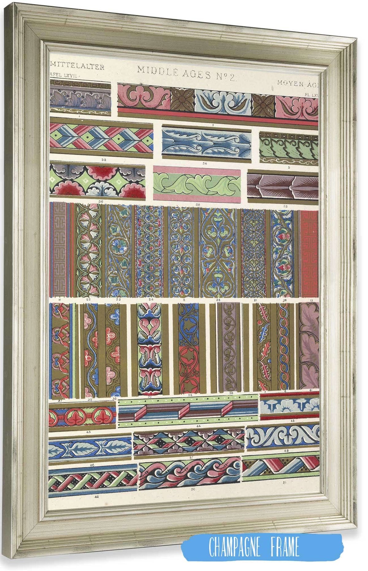 Middle Ages No  by Owen Jones Posters, Prints, & Visual Artwork