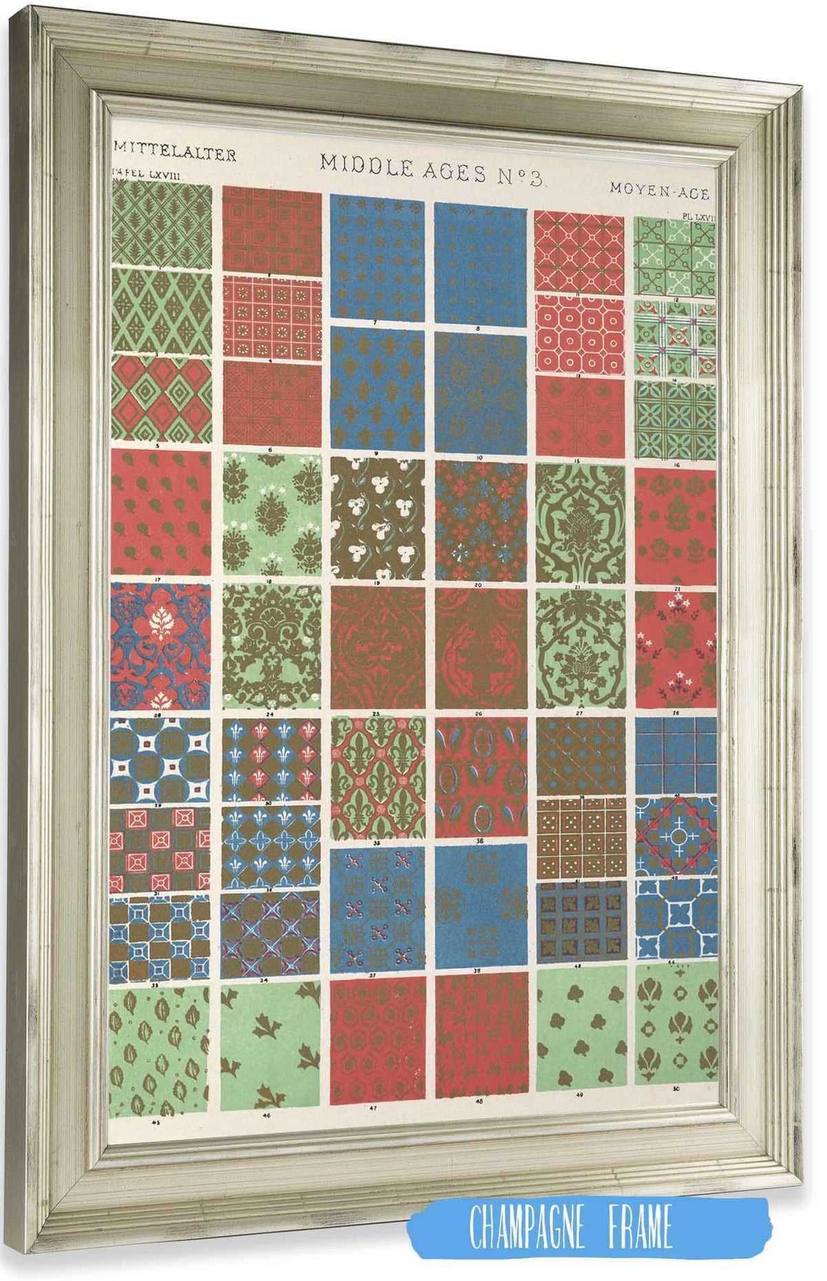 Middle Ages No  by Owen Jones Posters, Prints, & Visual Artwork