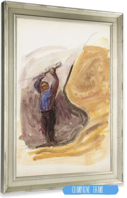 Mies Ja Tanko Luonnos  by Magnus Enckell Posters, Prints, & Visual Artwork