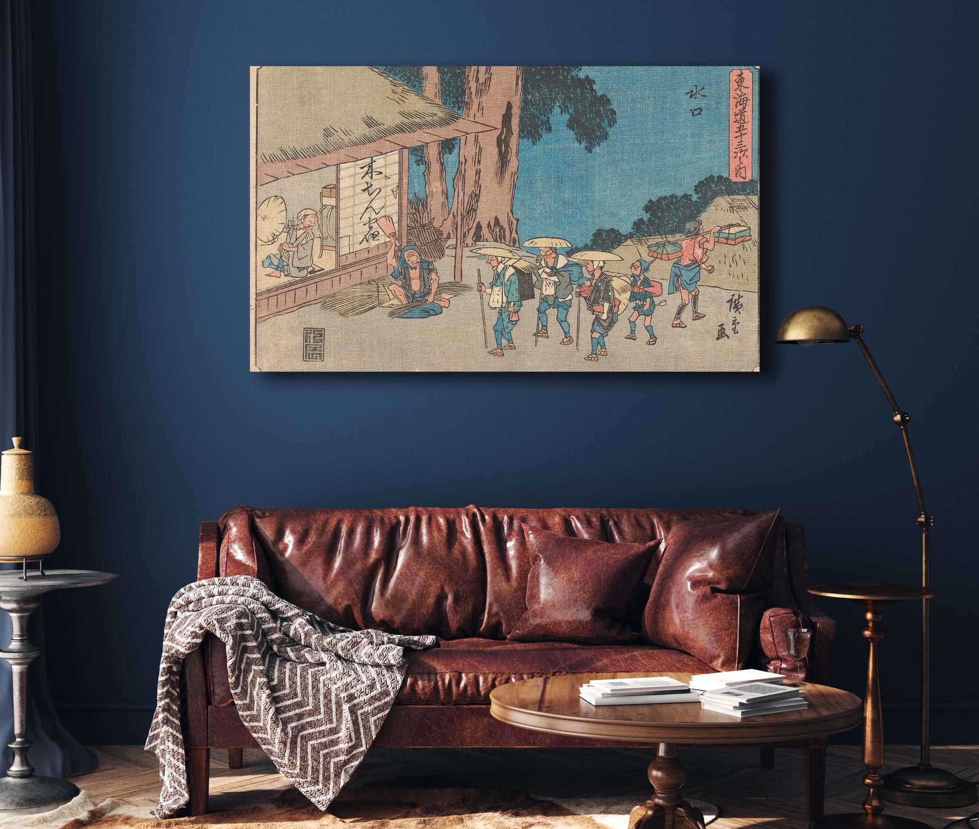 Minakuchi   by Ando Hiroshige Posters, Prints, & Visual Artwork