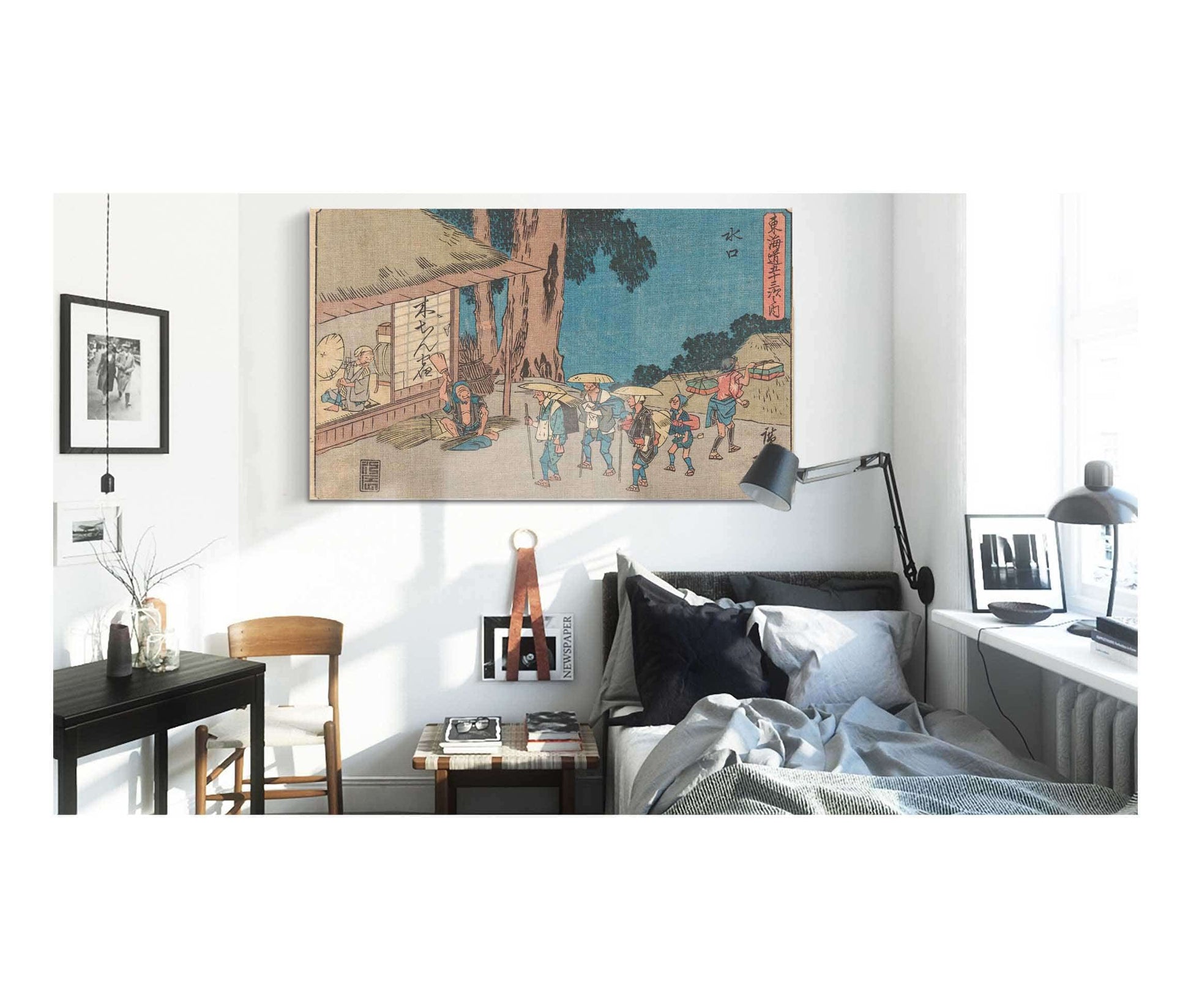 Minakuchi   by Ando Hiroshige Posters, Prints, & Visual Artwork