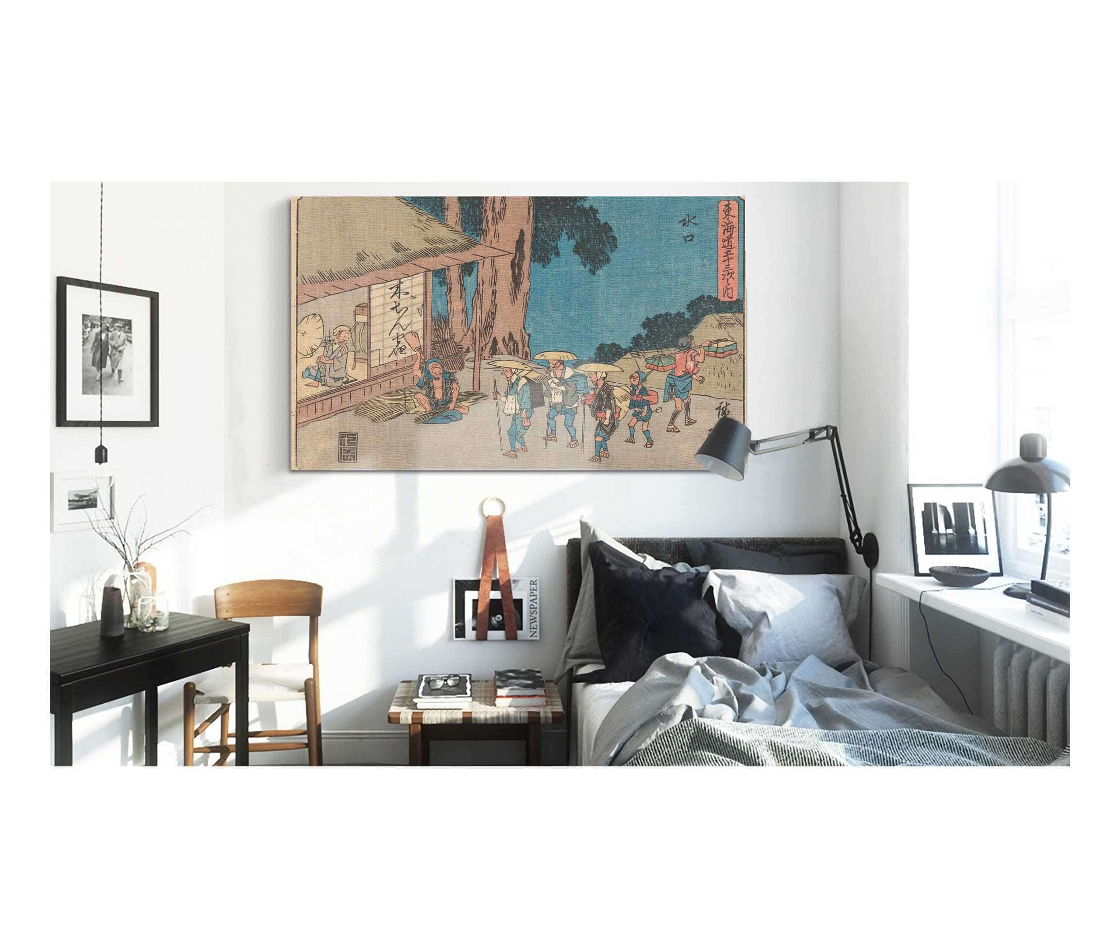 Minakuchi   by Ando Hiroshige Posters, Prints, & Visual Artwork