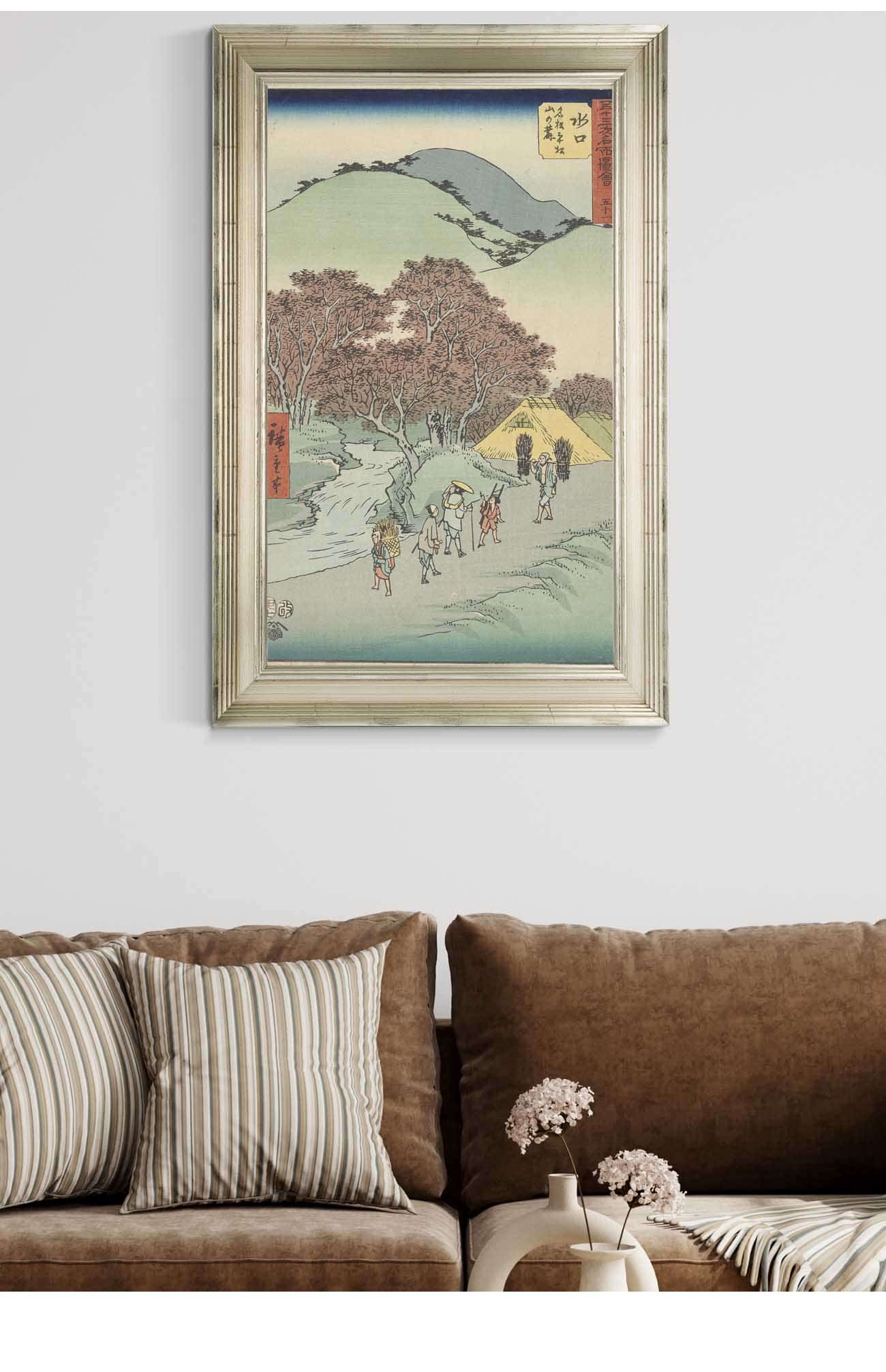 Minakuchi   by Ando Hiroshige Posters, Prints, & Visual Artwork