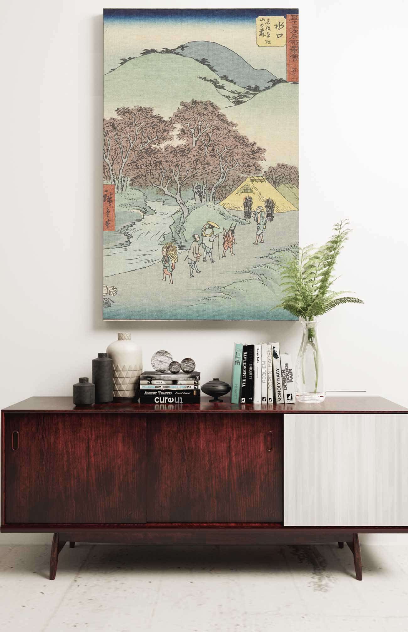 Minakuchi   by Ando Hiroshige Posters, Prints, & Visual Artwork