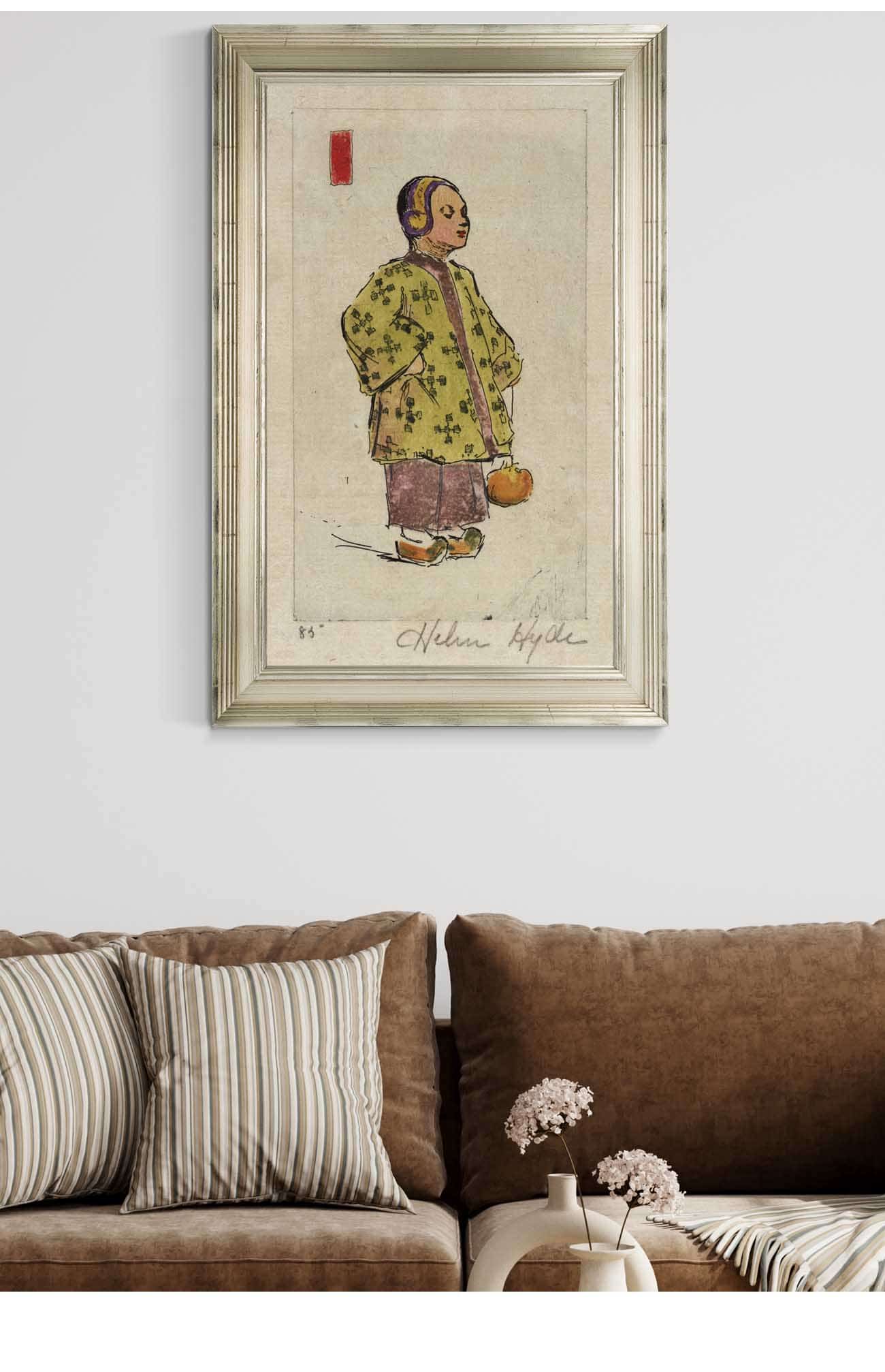Miss Plum Blossom by Helen Hyde Posters, Prints, & Visual Artwork