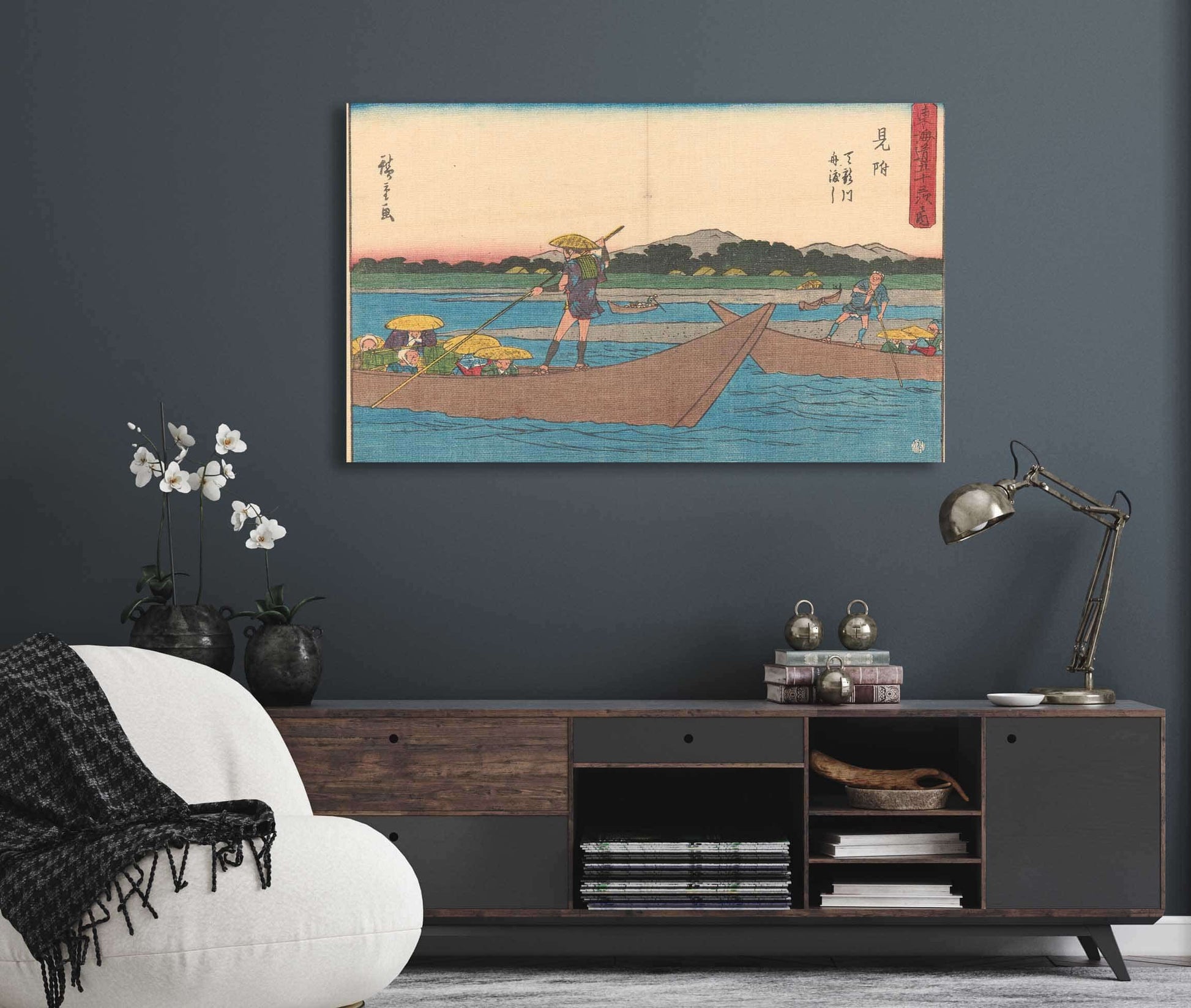 Mitsuke   by Ando Hiroshige Posters, Prints, & Visual Artwork