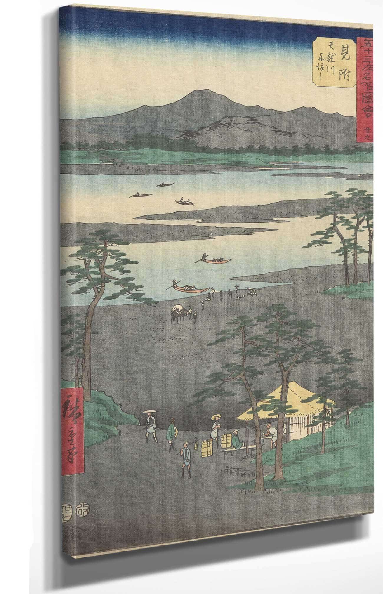 Mitsuke   by Ando Hiroshige Posters, Prints, & Visual Artwork