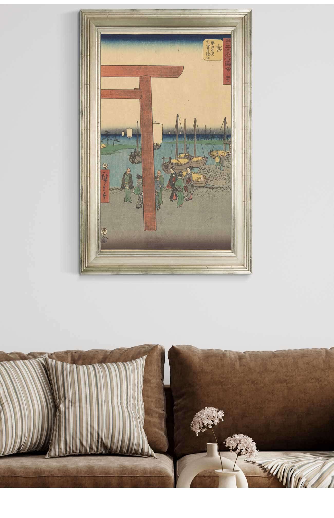 Miya   by Ando Hiroshige Posters, Prints, & Visual Artwork