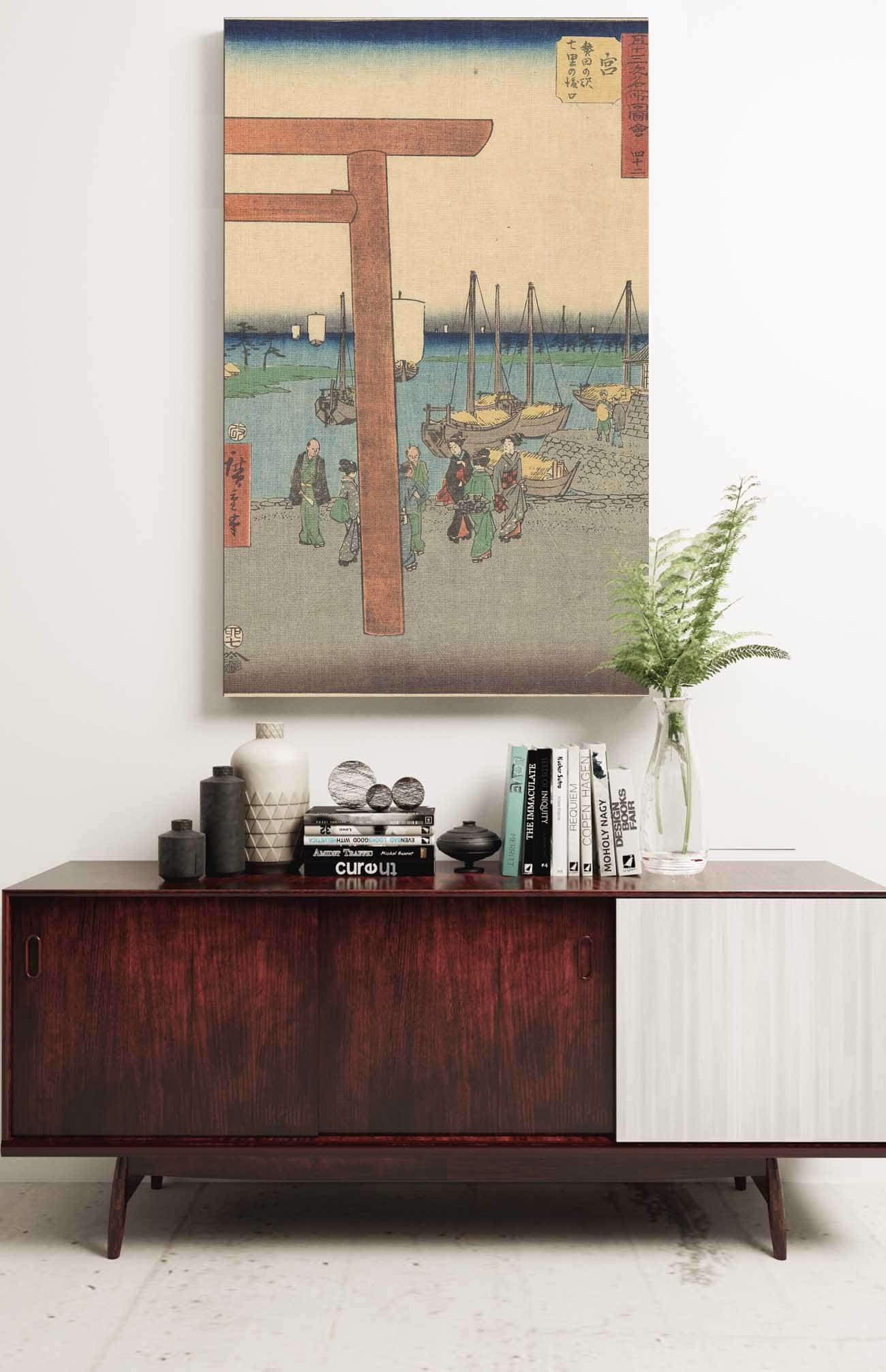 Miya   by Ando Hiroshige Posters, Prints, & Visual Artwork