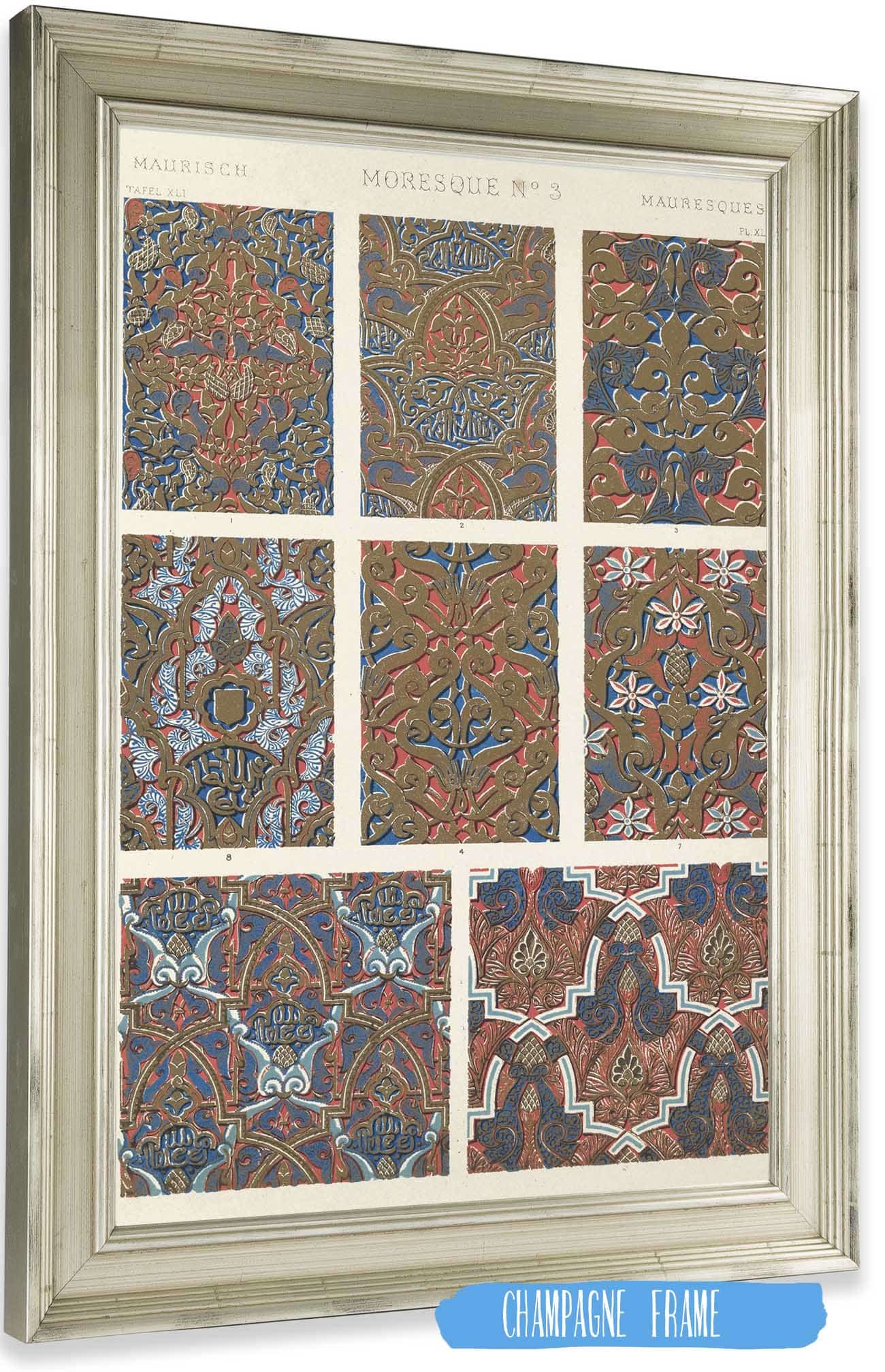Moresque No  by Owen Jones Posters, Prints, & Visual Artwork
