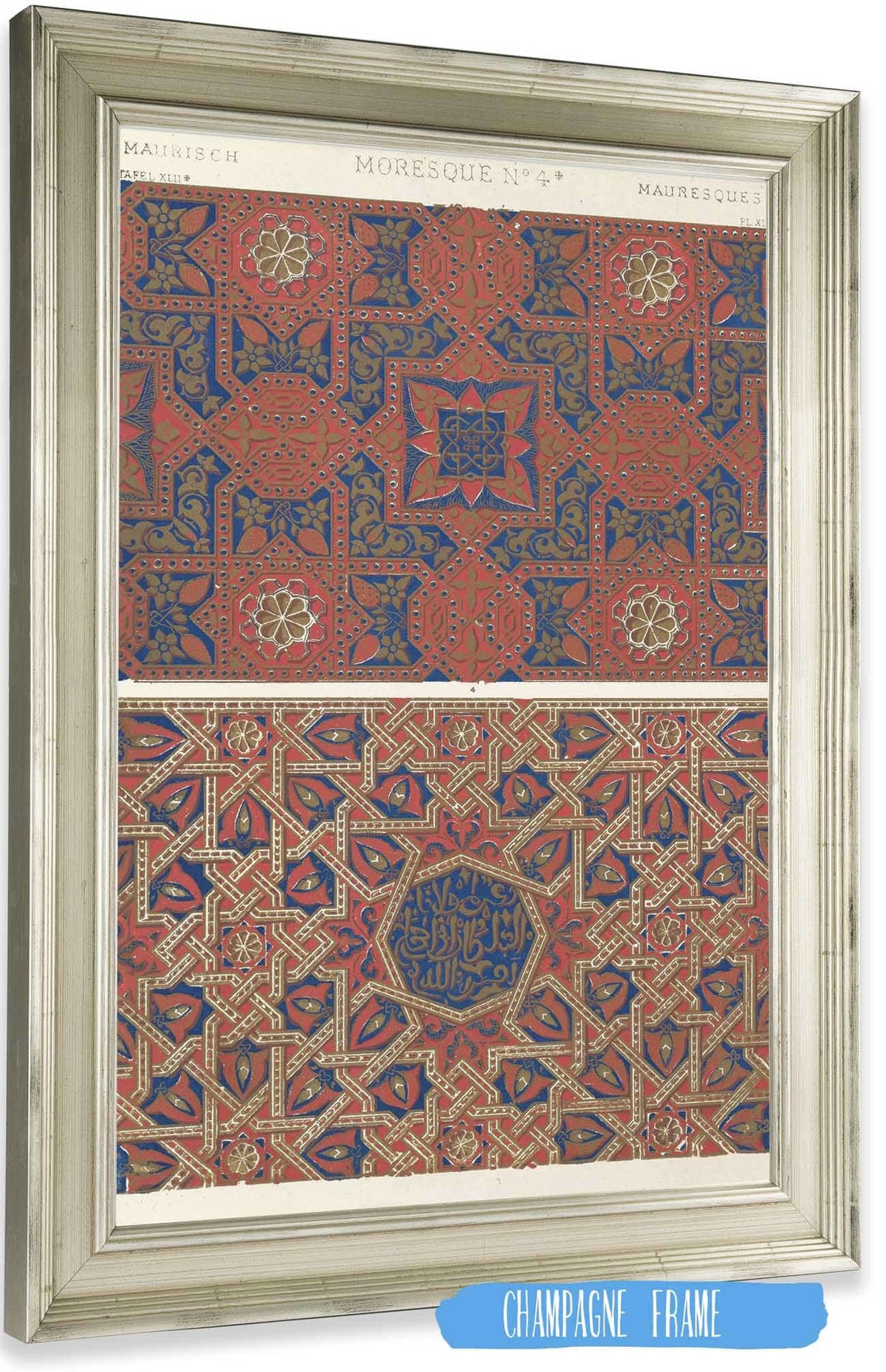 Moresque Nob by Owen Jones Posters, Prints, & Visual Artwork