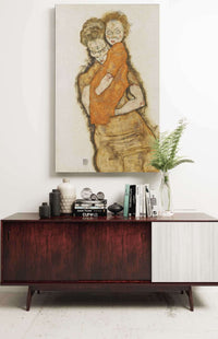 Mother And Child by Egon Schiele Posters, Prints, & Visual Artwork