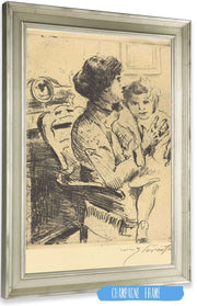 Mother And Child Mutter Und Kind by Lovis Corinth Posters, Prints, & Visual Artwork