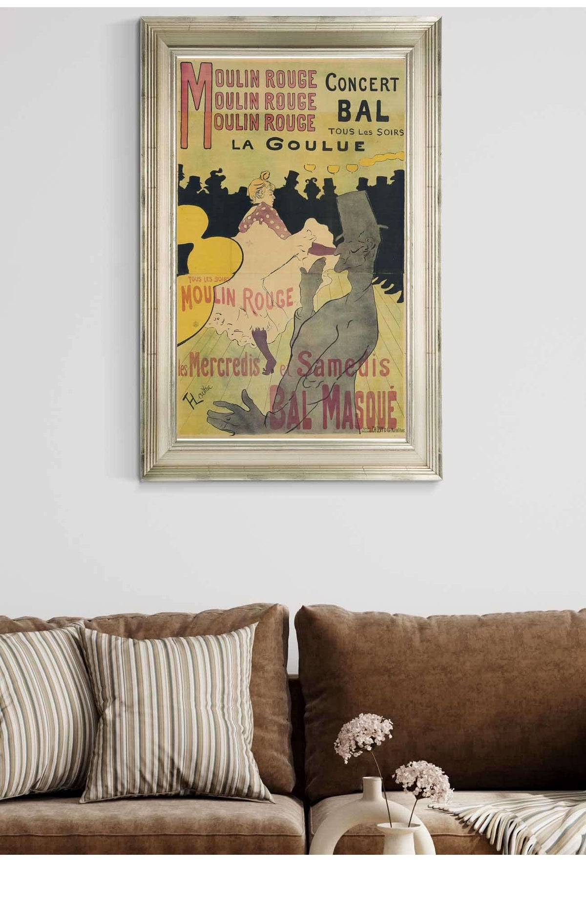 Moulin Rouge La Goulue by Henri De Toulouse Lautrec Posters, Prints, & Visual Artwork