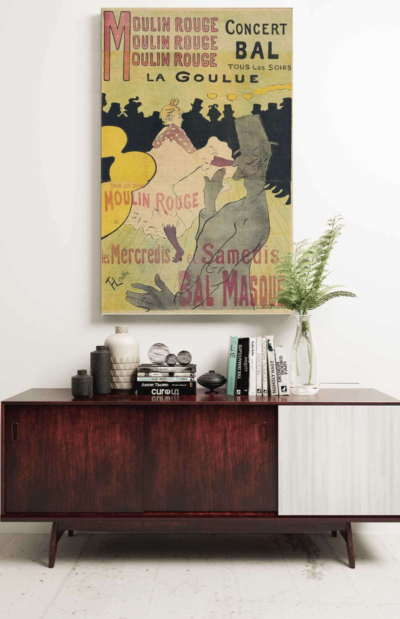 Moulin Rouge La Goulue by Henri De Toulouse Lautrec Posters, Prints, & Visual Artwork