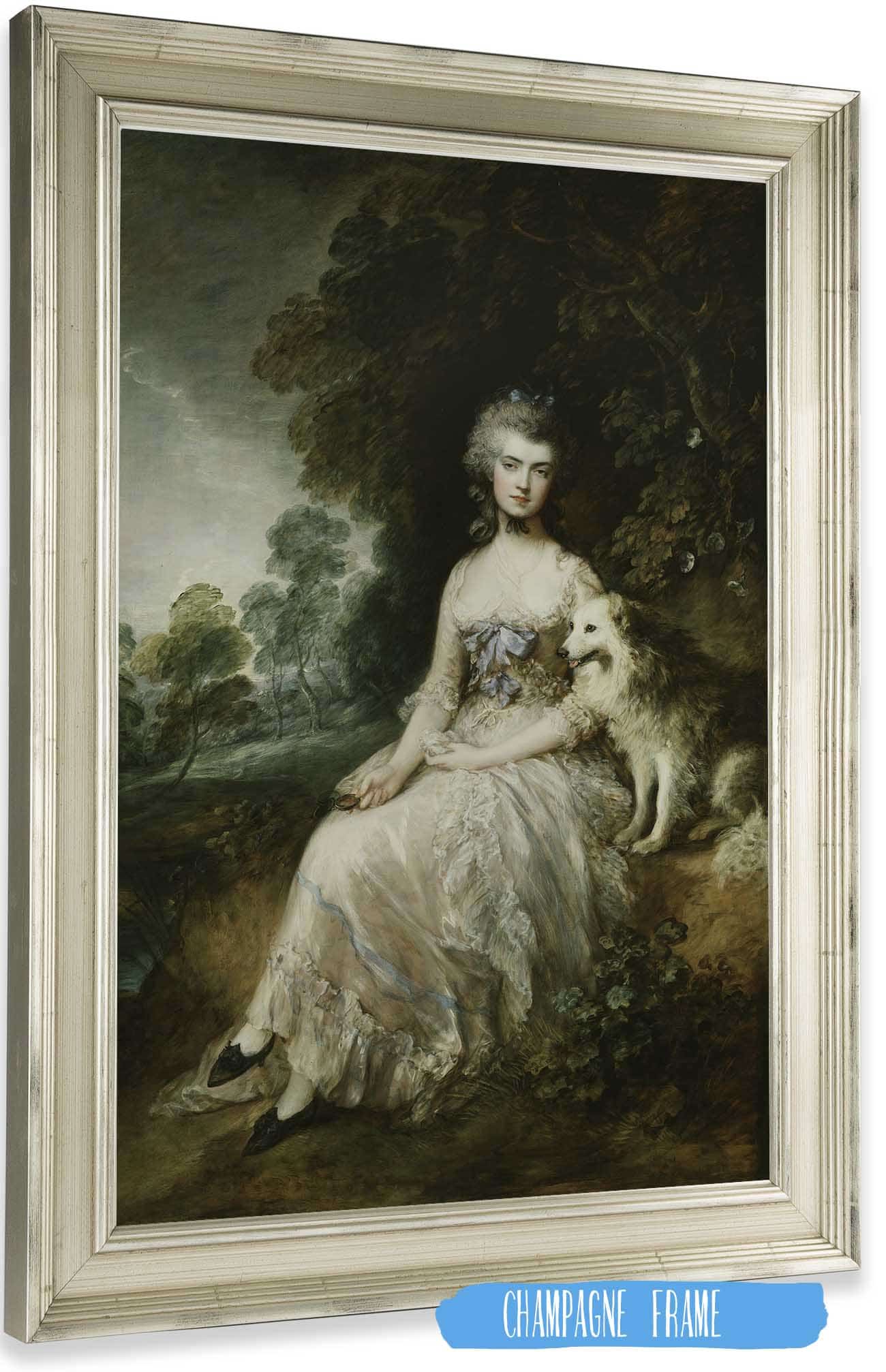 Mrs Mary Robinson Perdita by Thomas Gainsborough Posters, Prints, & Visual Artwork
