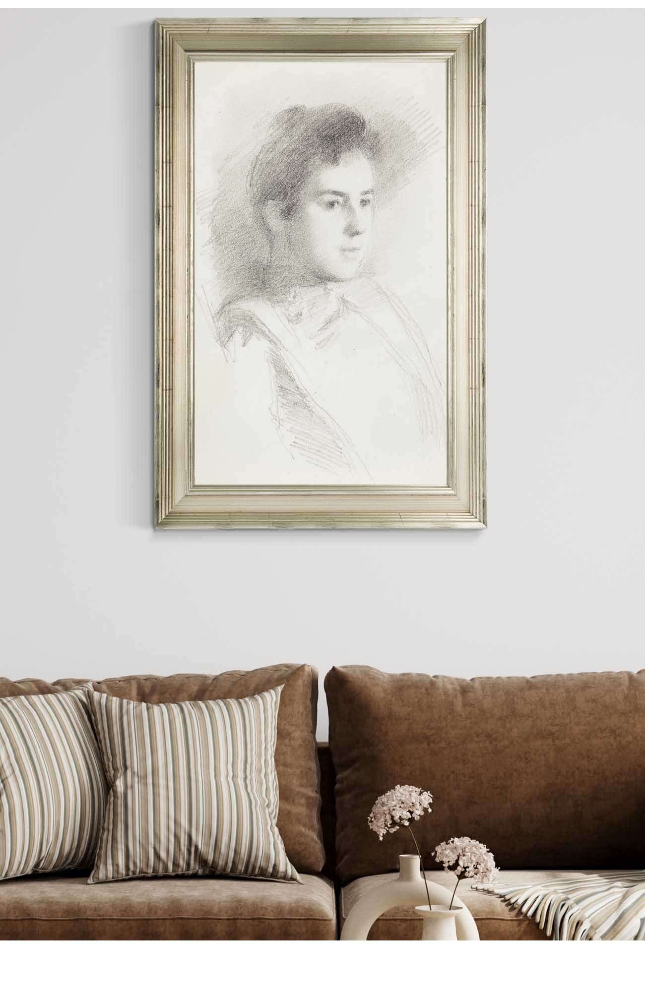 Naisen Muotokuva  by Helene Schjerfbeck Posters, Prints, & Visual Artwork