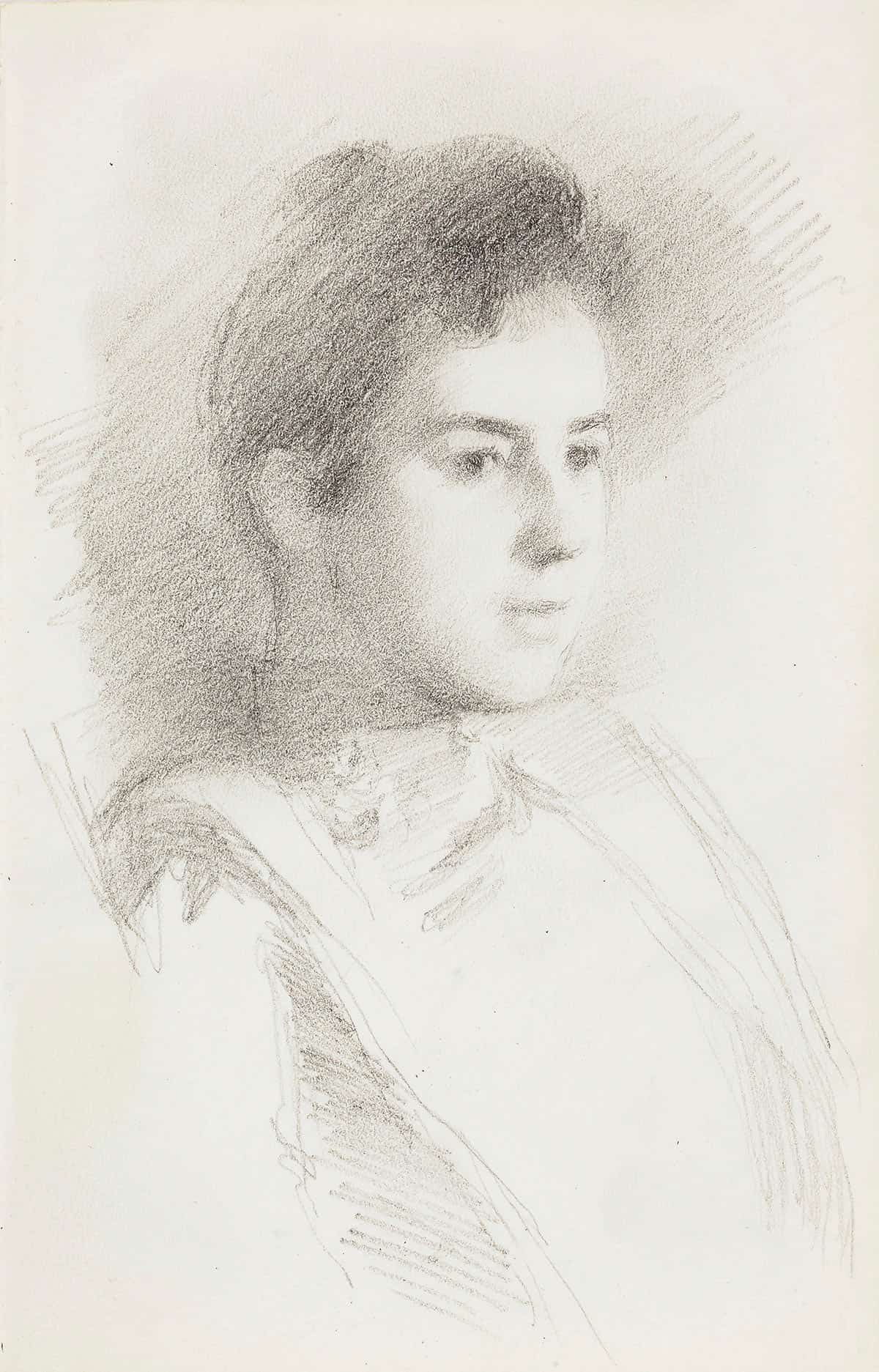 Naisen Muotokuva  by Helene Schjerfbeck Posters, Prints, & Visual Artwork