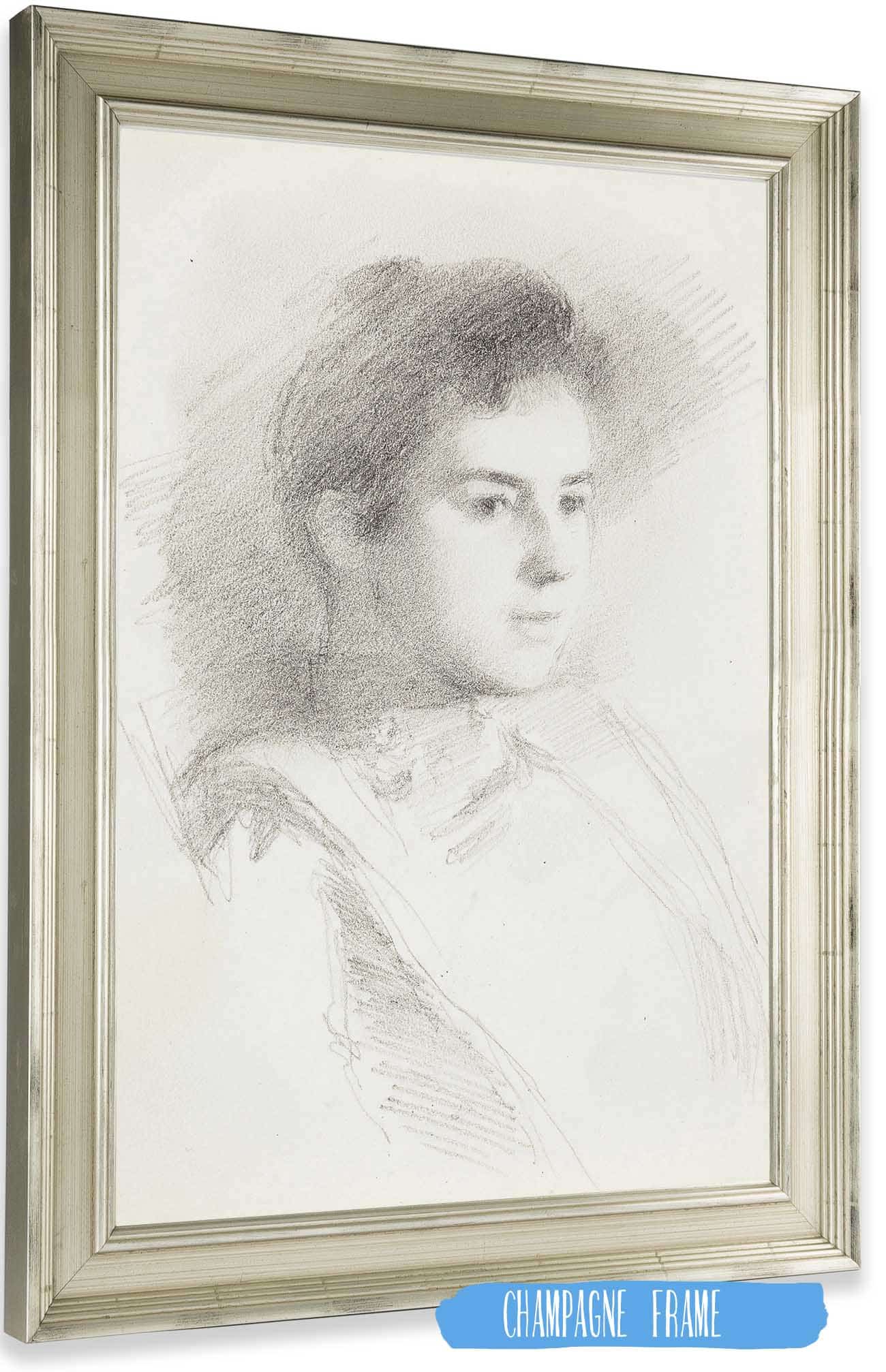 Naisen Muotokuva  by Helene Schjerfbeck Posters, Prints, & Visual Artwork