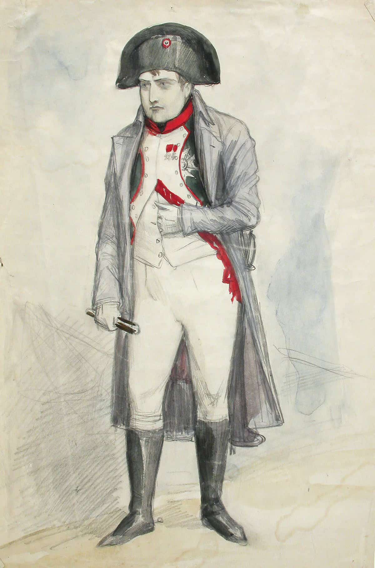 Napoleon by Albert Edelfelt Posters, Prints, & Visual Artwork