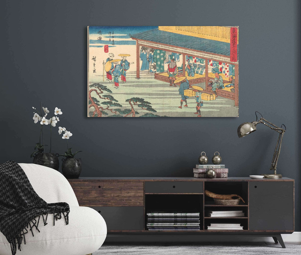 Narumi   by Ando Hiroshige Posters, Prints, & Visual Artwork