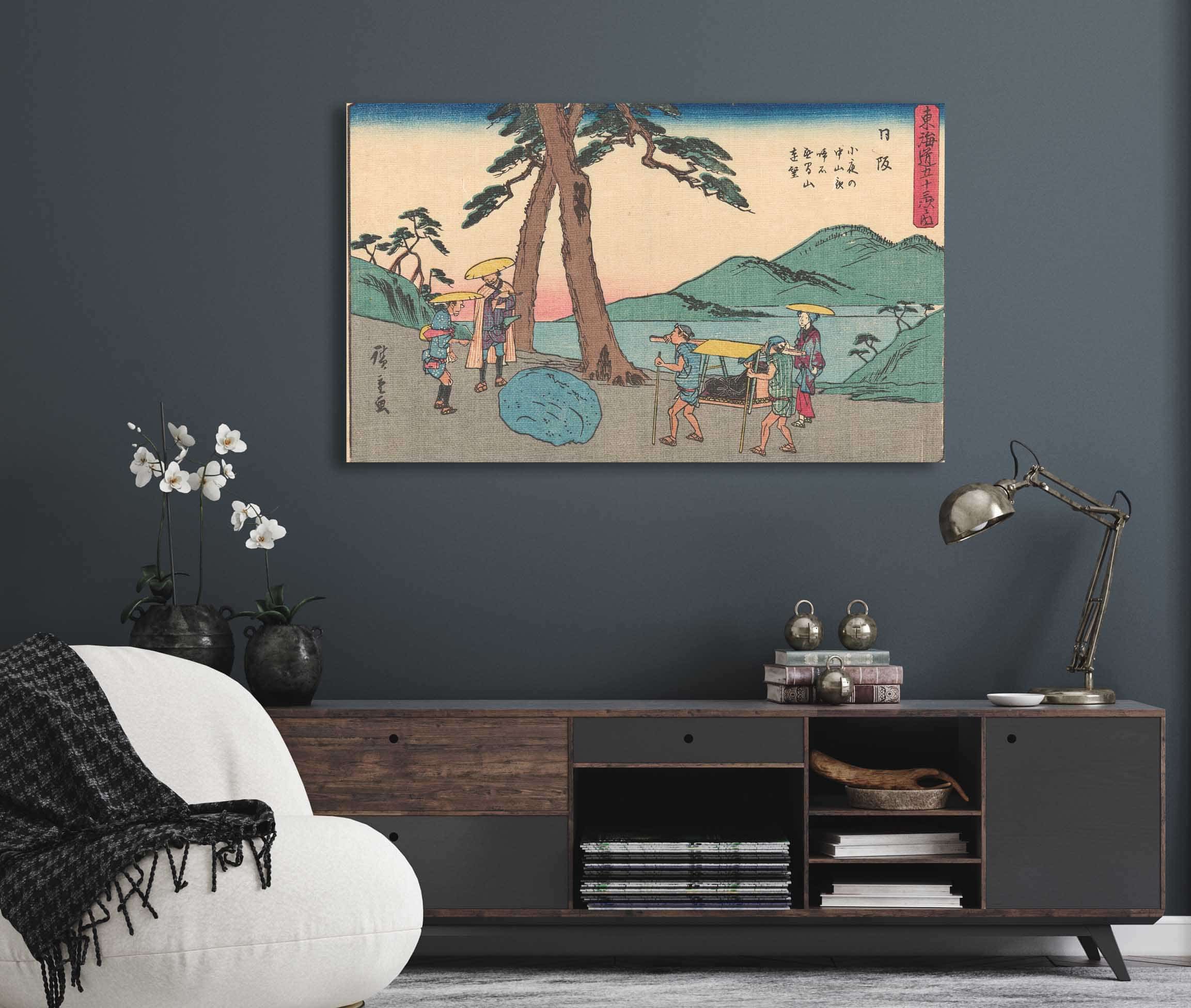 Nissaka   by Ando Hiroshige Posters, Prints, & Visual Artwork