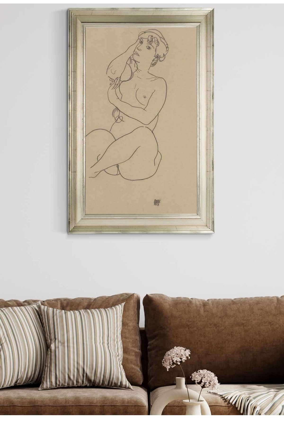 Nude by Egon Schiele Posters, Prints, & Visual Artwork