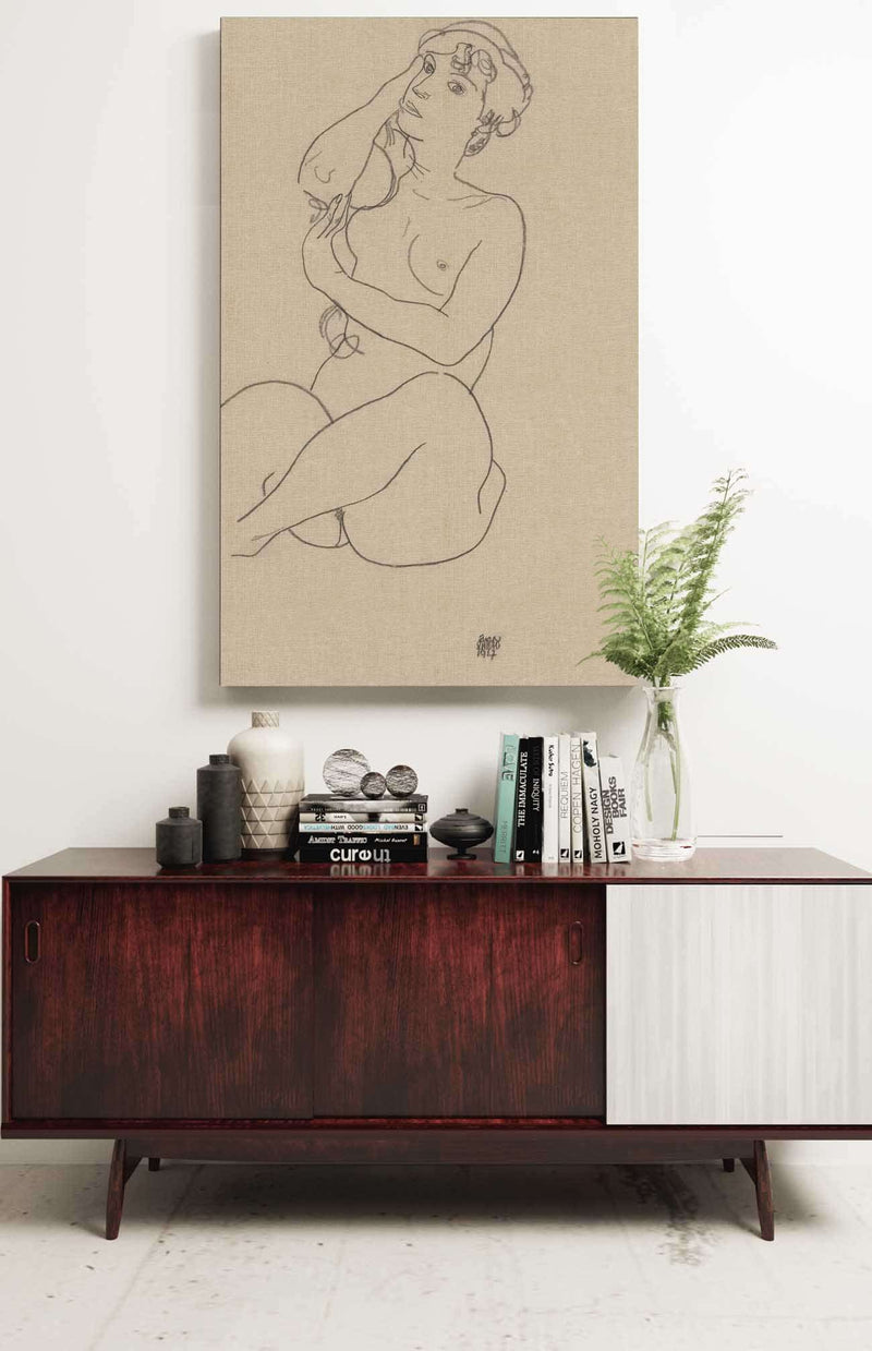 Nude by Egon Schiele Posters, Prints, & Visual Artwork
