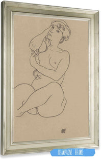 Nude by Egon Schiele Posters, Prints, & Visual Artwork