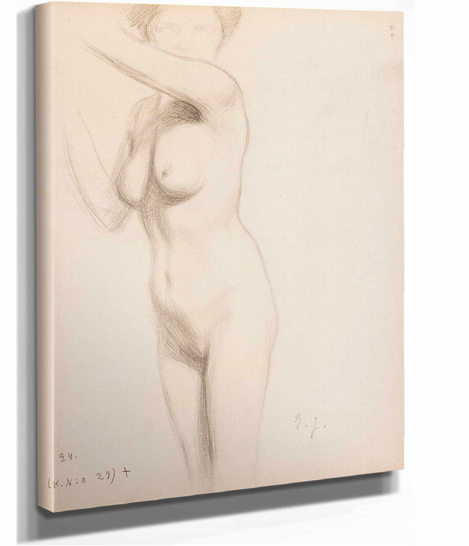 Nude Model by Eero Jarnefelt Posters, Prints, & Visual Artwork