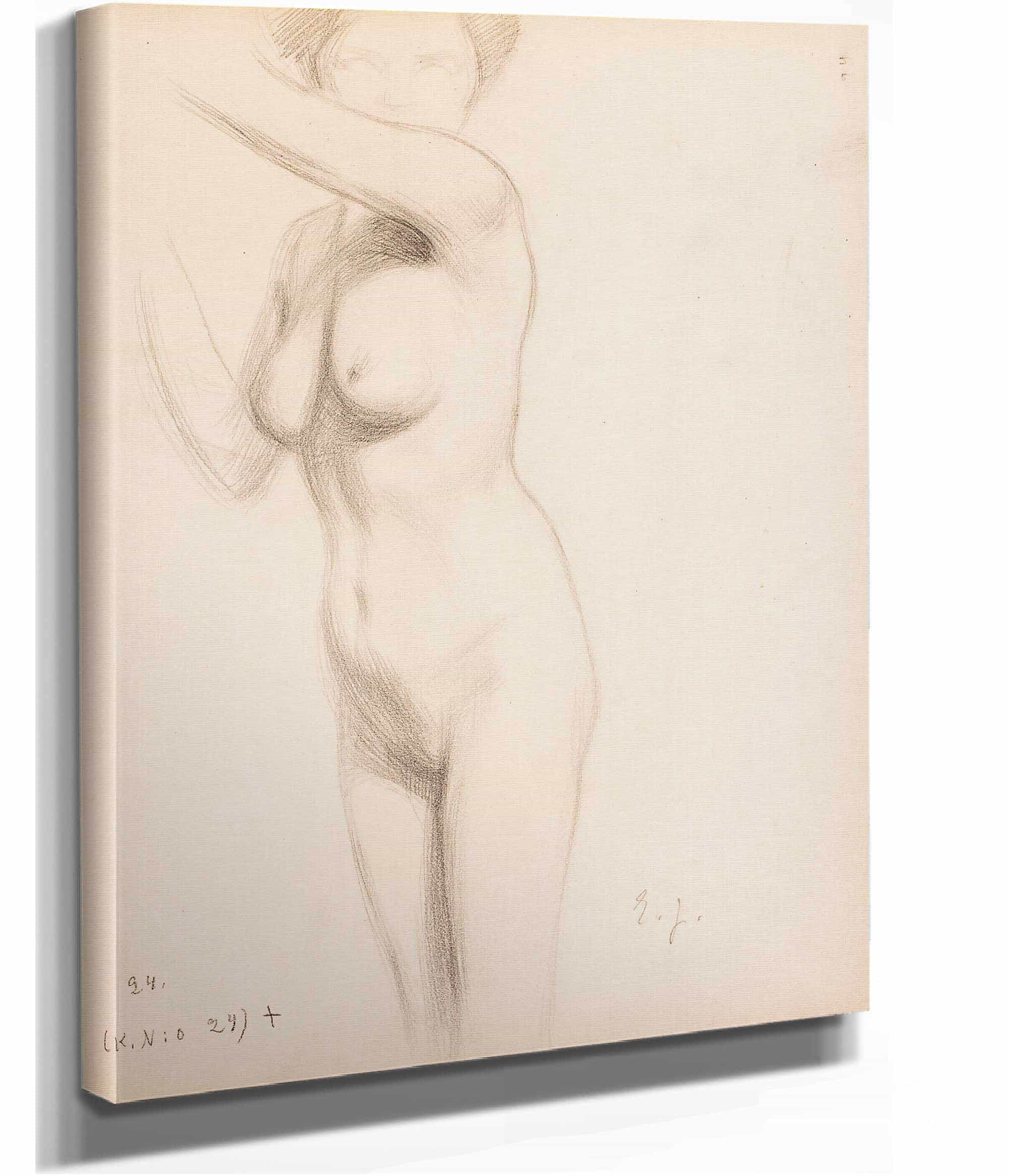 Nude Model by Eero Jarnefelt Posters, Prints, & Visual Artwork
