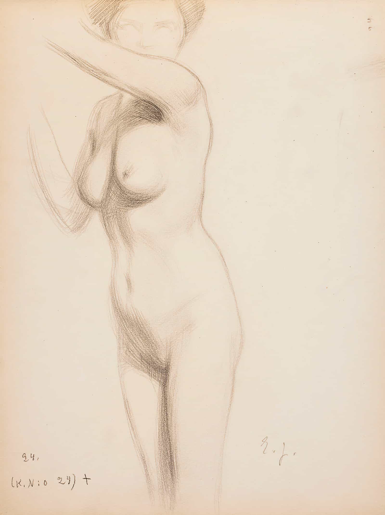 Nude Model by Eero Jarnefelt Posters, Prints, & Visual Artwork