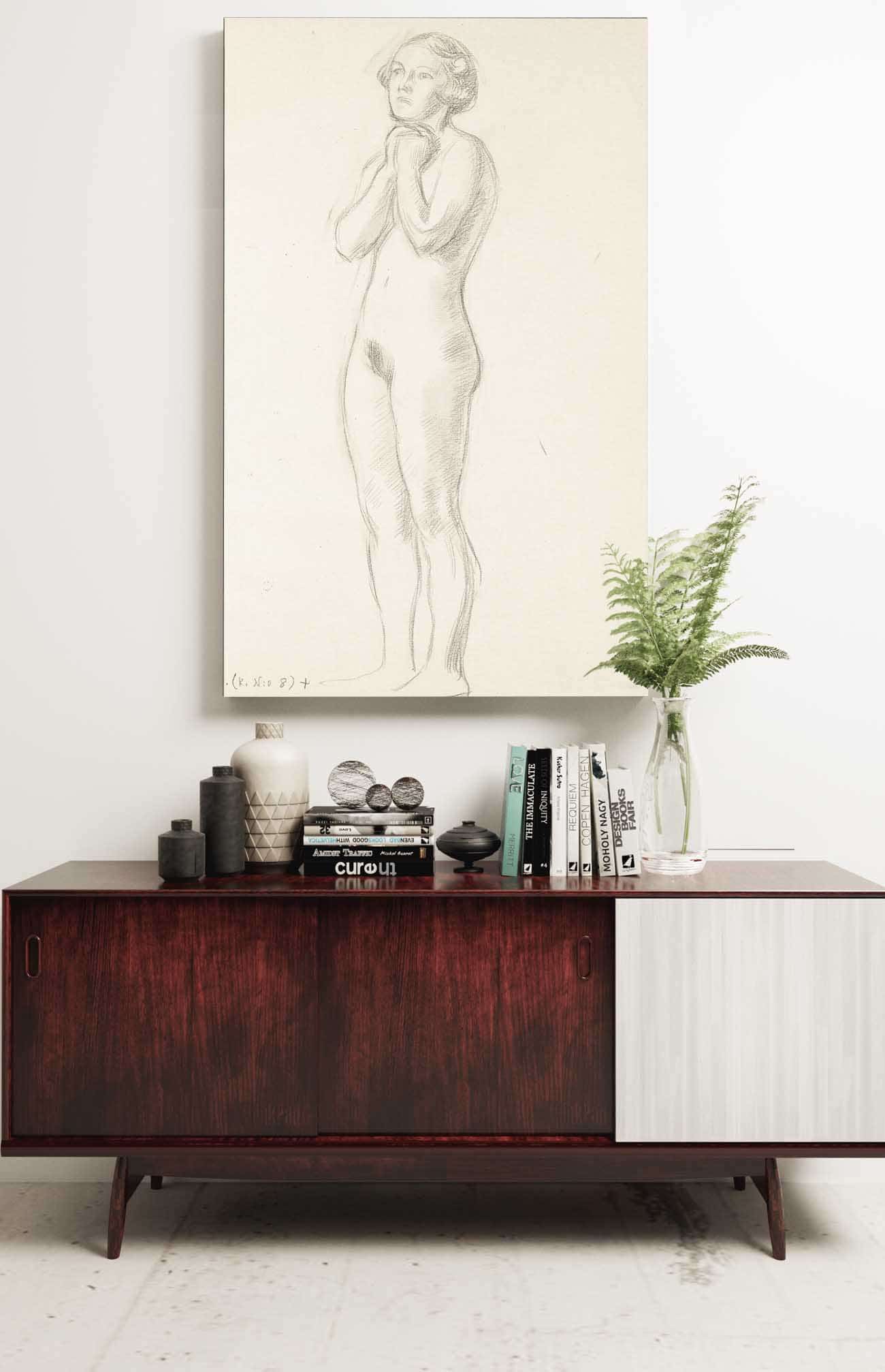 Nude Model by Eero Jarnefelt Posters, Prints, & Visual Artwork