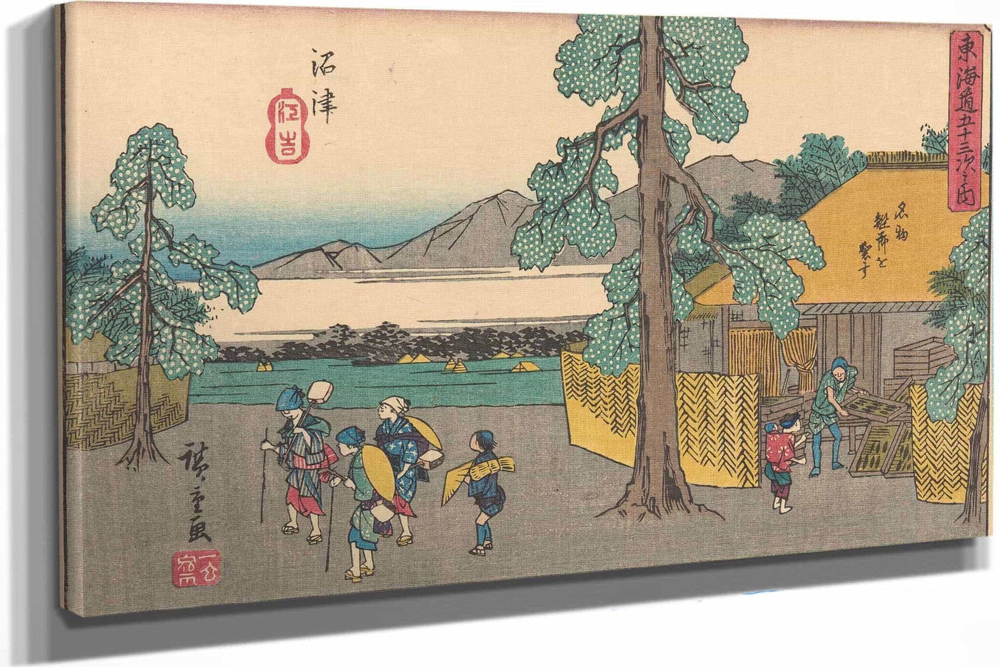 Numazu   by Ando Hiroshige Posters, Prints, & Visual Artwork