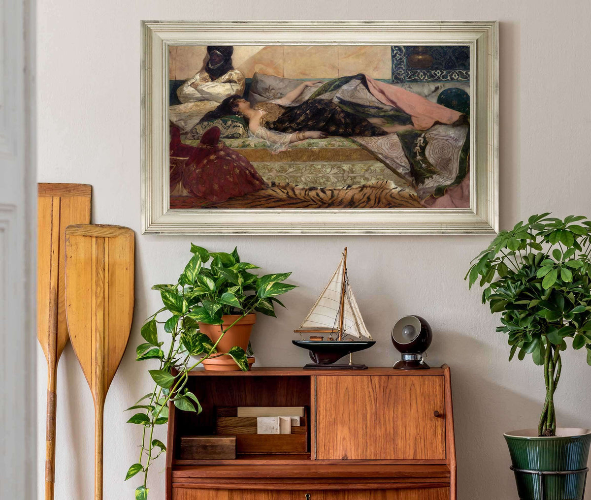 Odalisque by Jean Joseph Benjamin Constant Posters, Prints, & Visual Artwork