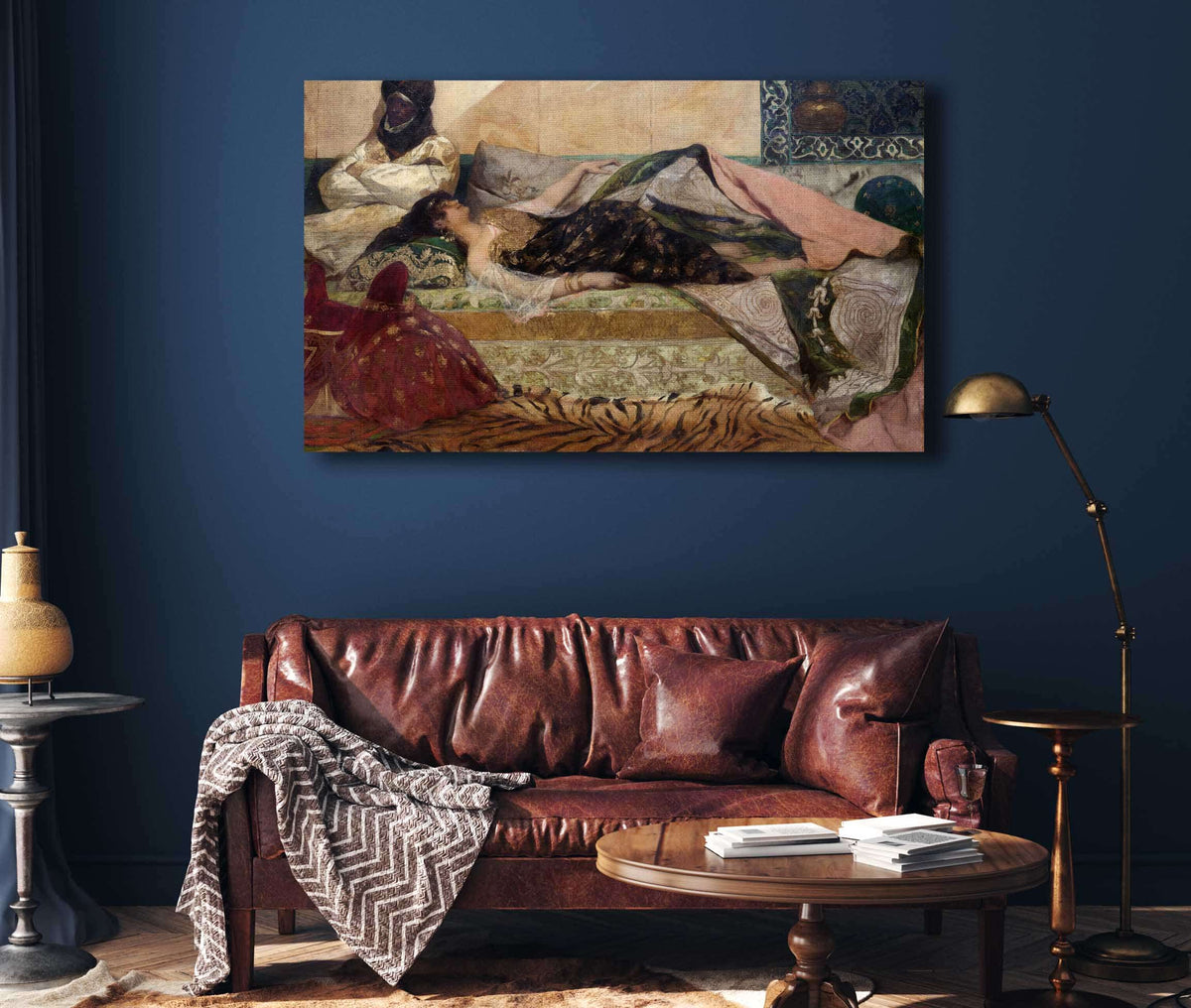 Odalisque by Jean Joseph Benjamin Constant Posters, Prints, & Visual Artwork