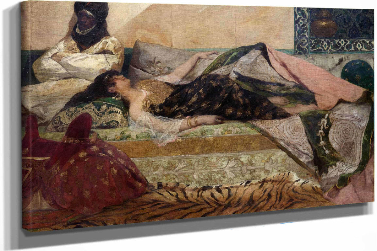 Odalisque by Jean Joseph Benjamin Constant Posters, Prints, & Visual Artwork