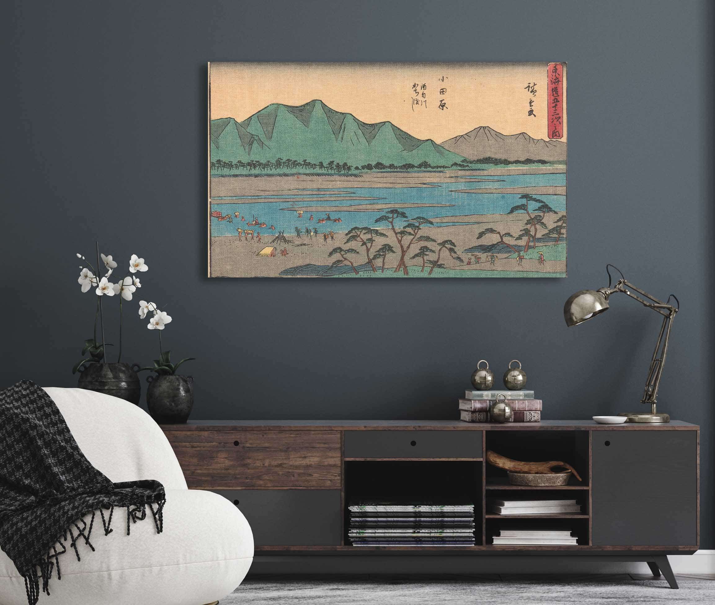 Odawara   by Ando Hiroshige Posters, Prints, & Visual Artwork