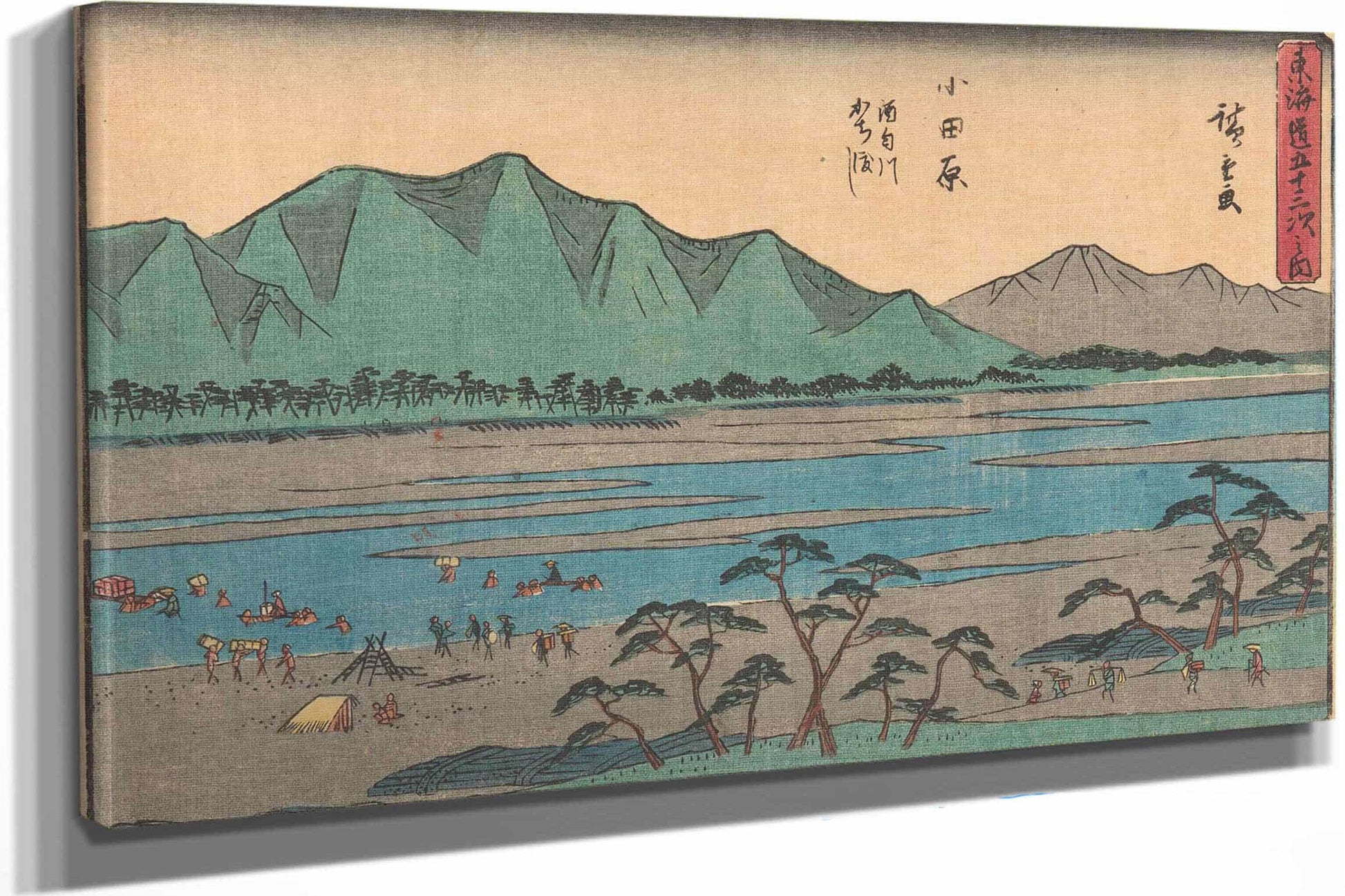 Odawara   by Ando Hiroshige Posters, Prints, & Visual Artwork