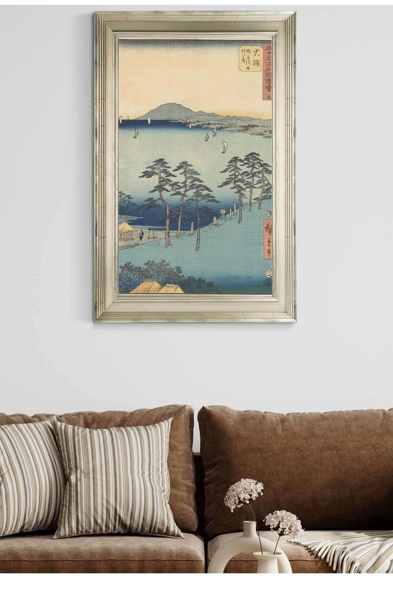 Oiso   by Ando Hiroshige Posters, Prints, & Visual Artwork