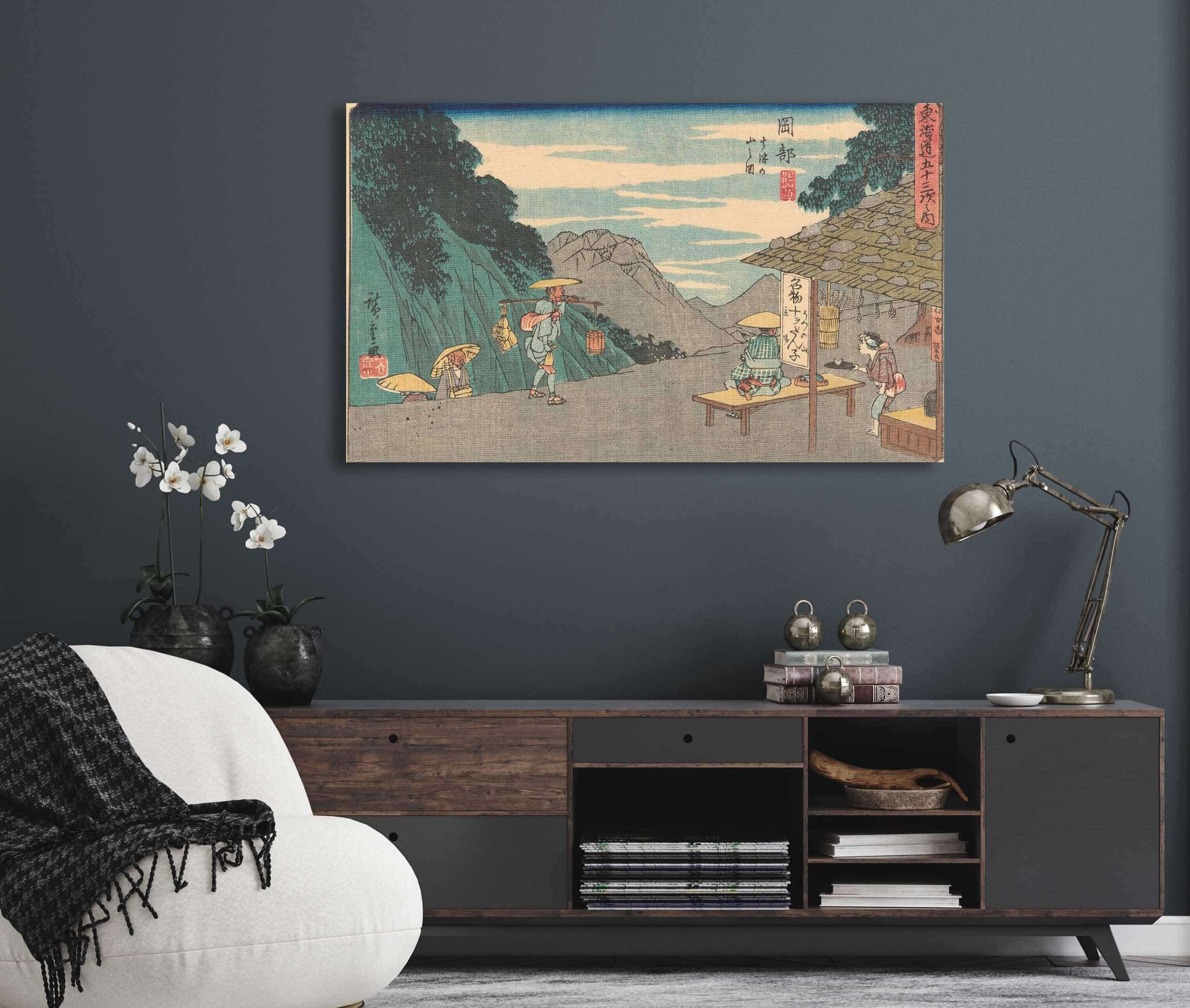 Okabe   by Ando Hiroshige Posters, Prints, & Visual Artwork