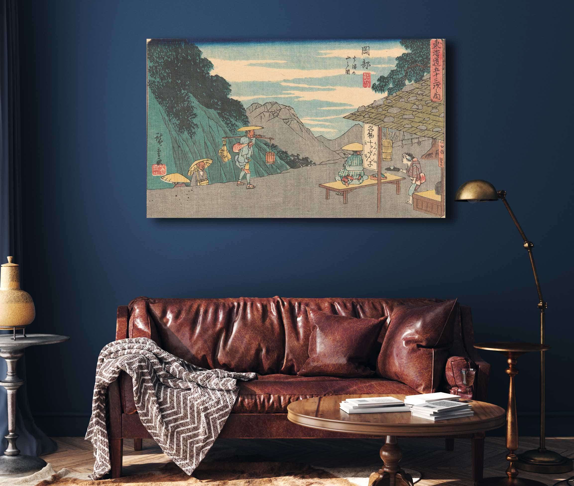 Okabe   by Ando Hiroshige Posters, Prints, & Visual Artwork