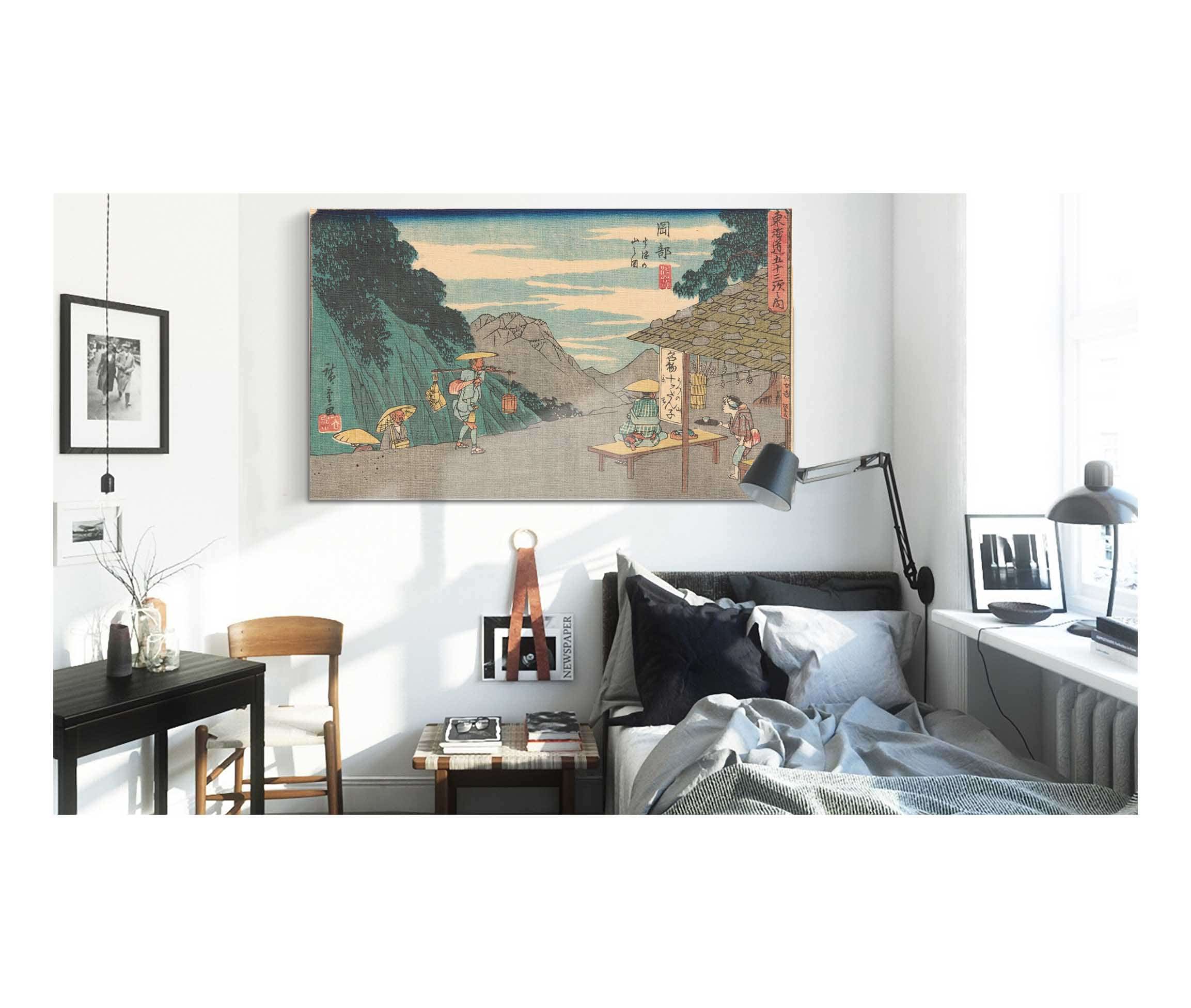 Okabe   by Ando Hiroshige Posters, Prints, & Visual Artwork