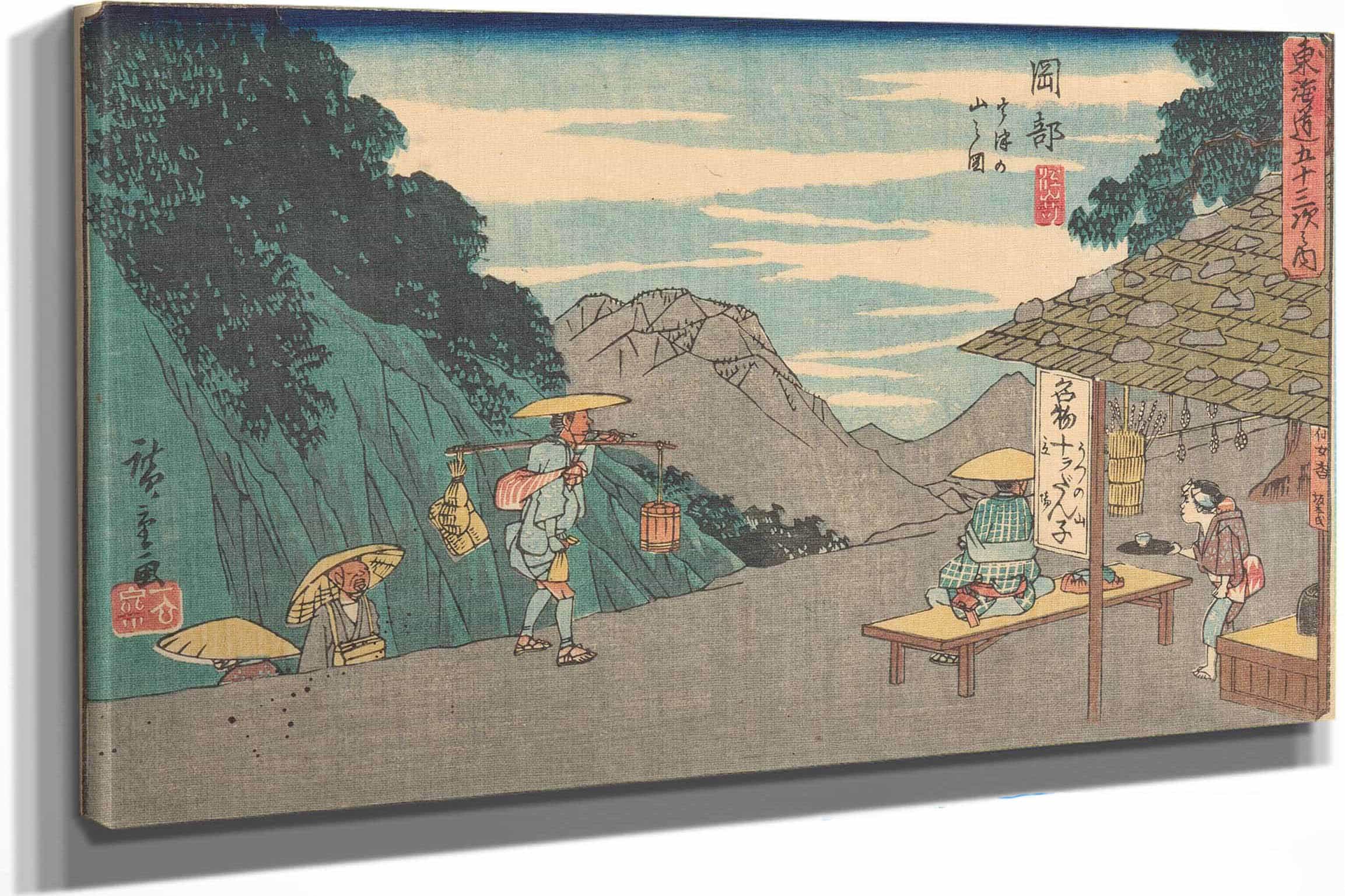 Okabe   by Ando Hiroshige Posters, Prints, & Visual Artwork